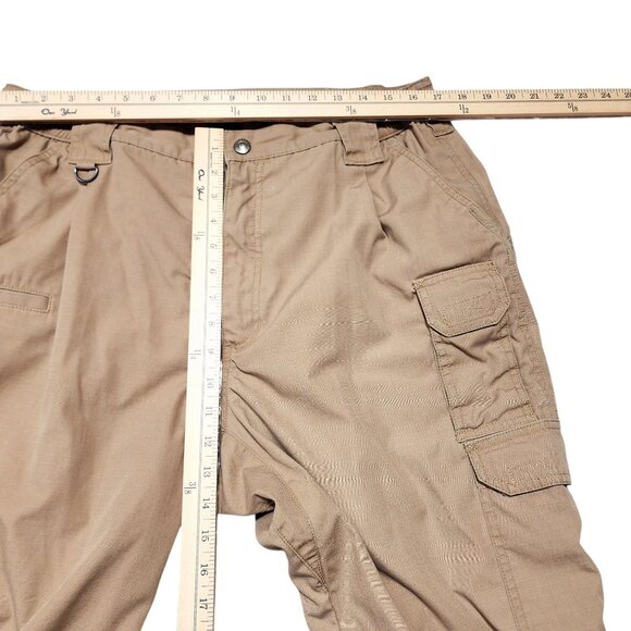 5.11 Tactical Mens Cargo Pants‎ 38x32 Relaxed Fit Ripstop Multiple Pockets Khaki - Picture 8 of 12